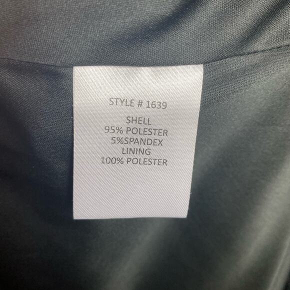 ANTHROPOLOGIE HUTCH DRESS S BLACK TEXTURED LONG SLEEVE MINI BELTED FIT & FLARE - Picture 7 of 10